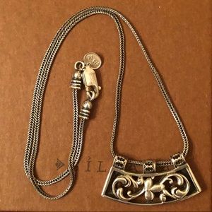 Silpada Sterling Silver Filigree Pendant Necklace N1472